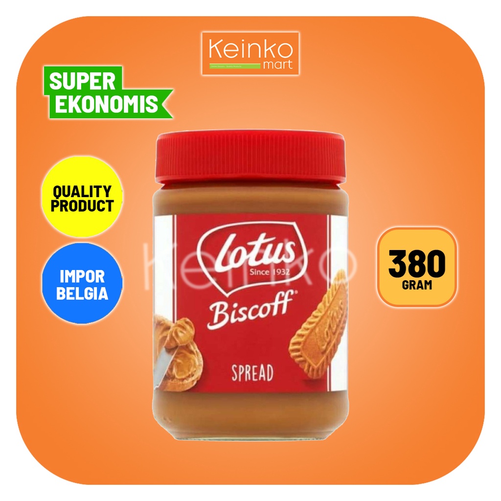 Jual Lotus Biscoff Biscuit Spread 380 gram Selai Biskuit Lotus