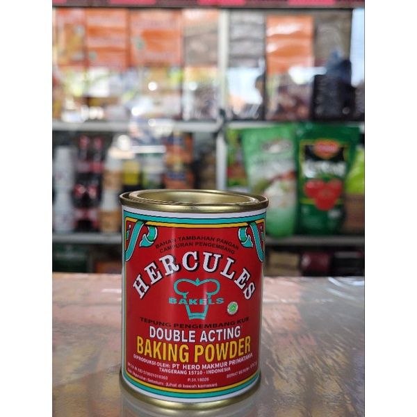 Jual Baking powder double acting hercules baking powder kaleng 110 g