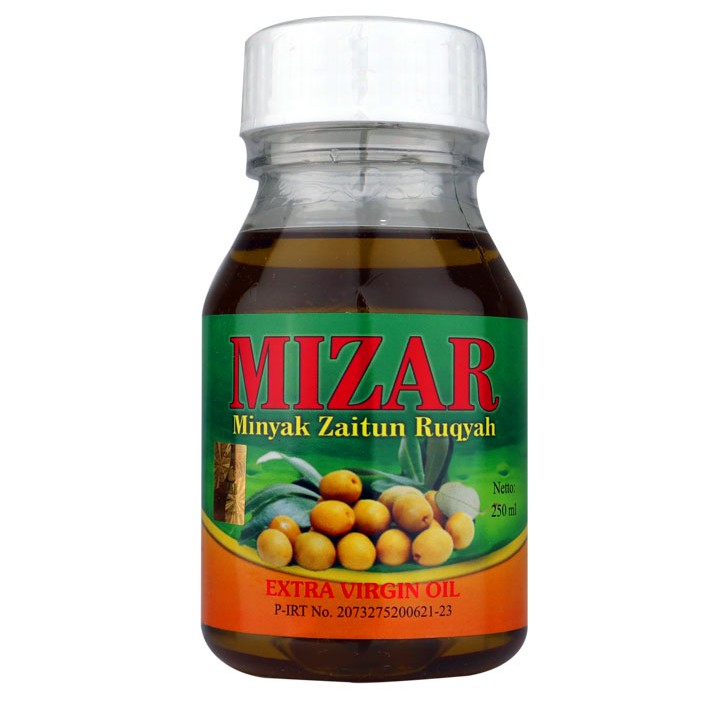 Minyak Zaitun Mizar 250ml Obat Untuk Terapi Ruqyah dan Gangguan jin