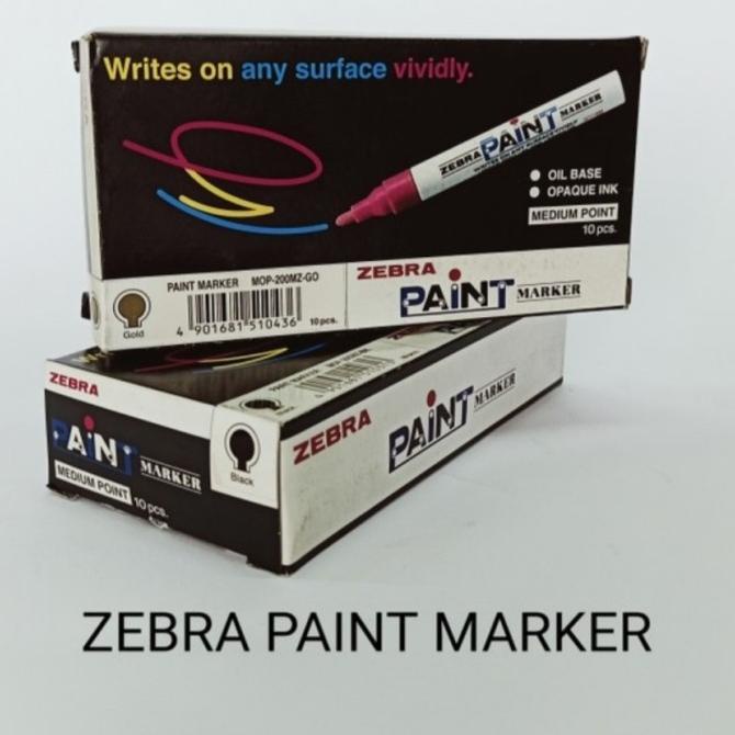 Jual SPIDOL ZEBRA PAINT MARKER Shopee Indonesia