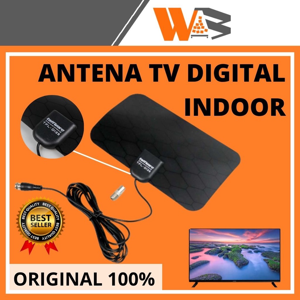 Jual Antena Digital Indoor STB DVB T2 Dalam Ruangan Rumah Portable