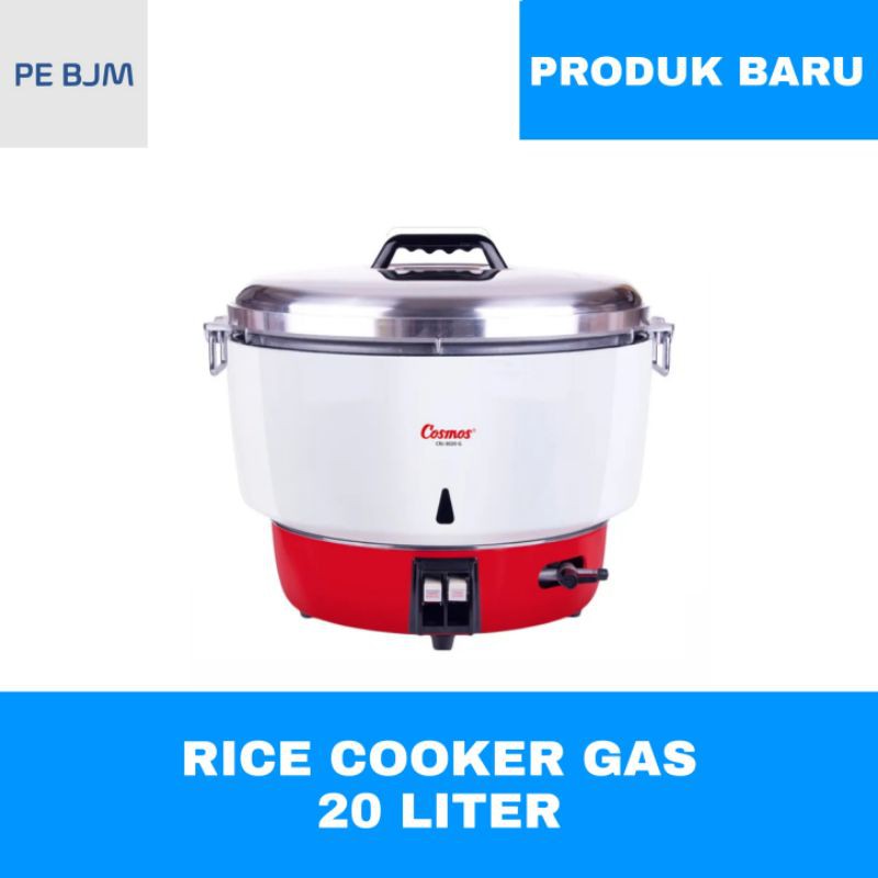 Jual RICE COOKER GAS 20 LITER COSMOS CRJ 3020 G GARANSI RESMI