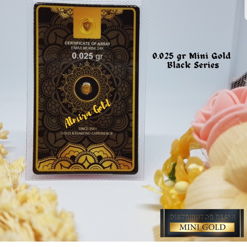 Jual MINI GOLD 0.025 GRAM KOIN EMAS MURNI LOGAM MULIA 24 K Shopee