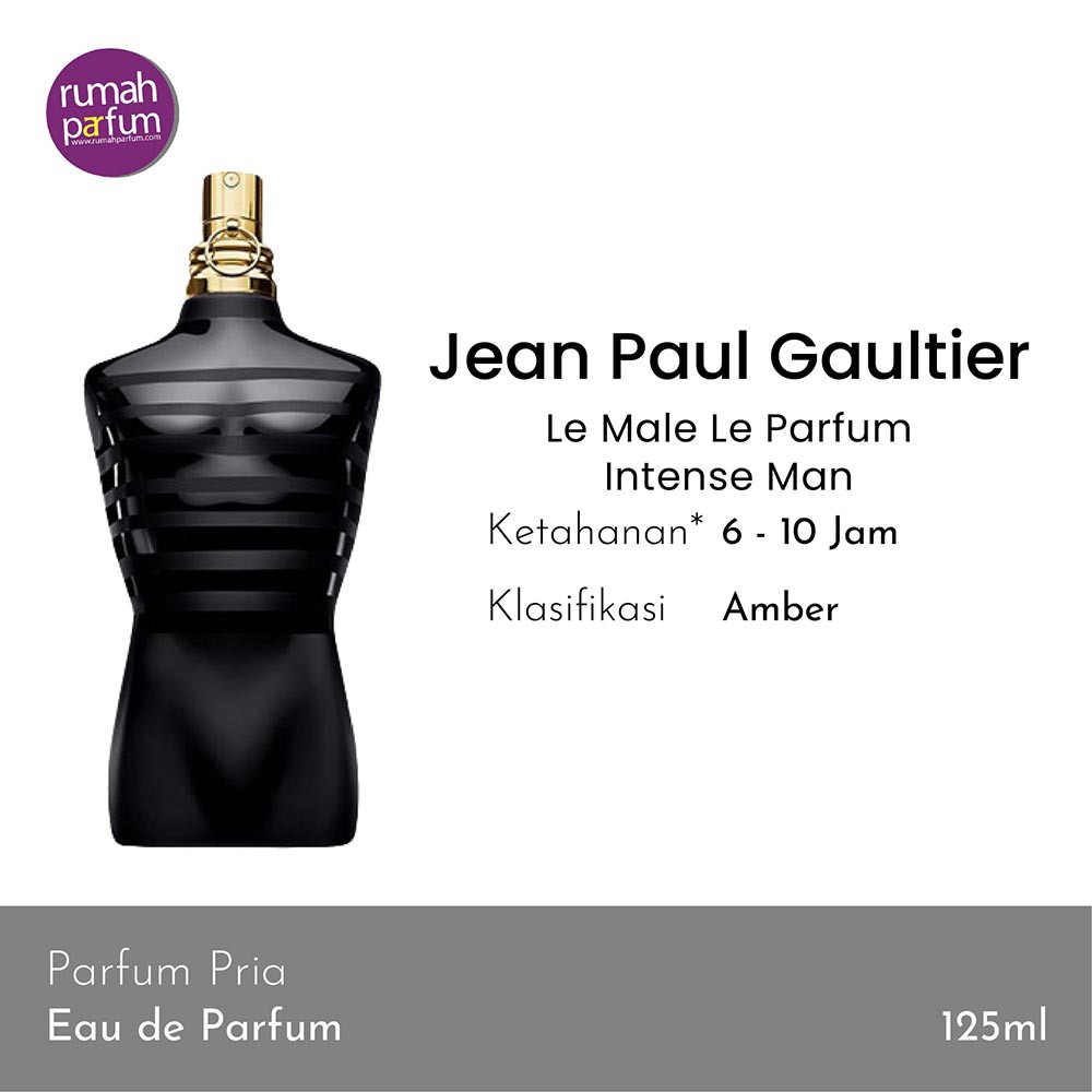 Jual Parfum Jean Paul Gaultier Le Male Le Parfum Intense Man 125 Ml | Shopee Indonesia