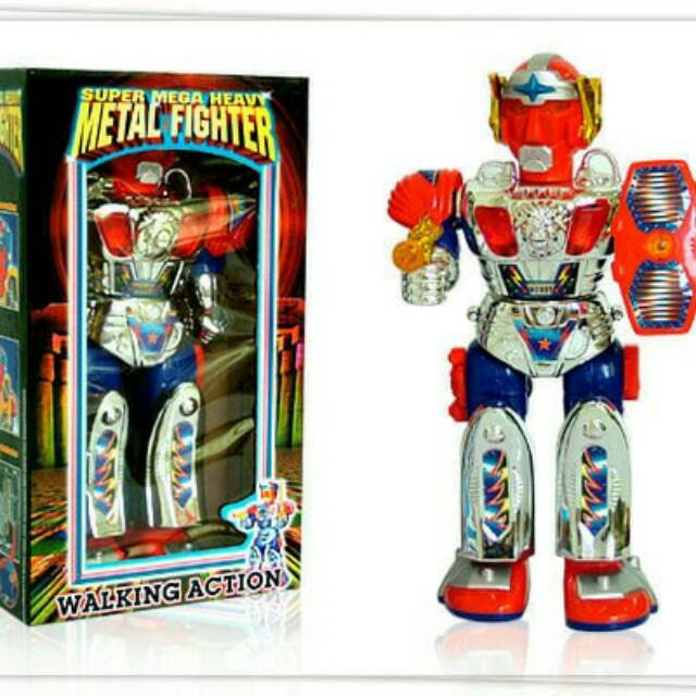 Jual Mainan Anak Robot Robotan Metal Fighter | Shopee Indonesia