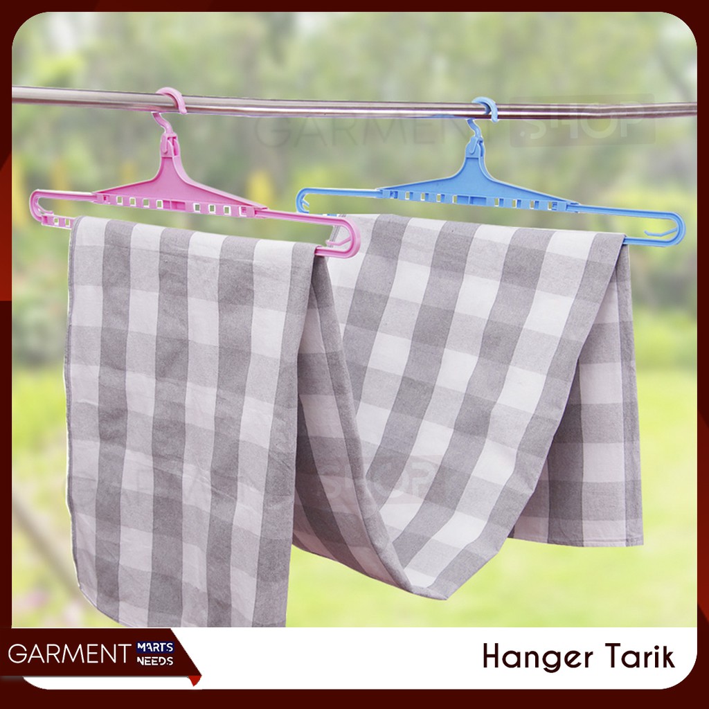 Gantungan Tarik Hanger Handuk Lebar Untuk Sajadah Karpet Kuat Bagus