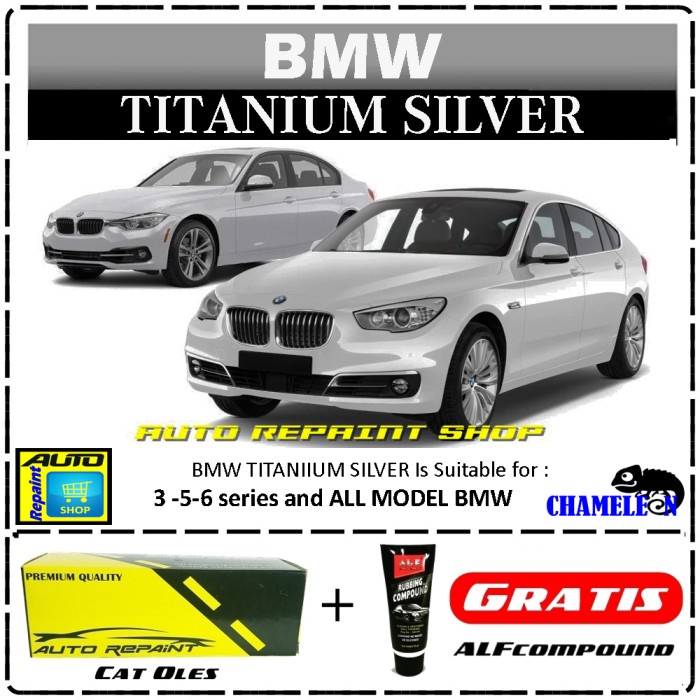 Jual Bmw Titanium Silver Automotive Paint Cat Oles Chameleon Ngl