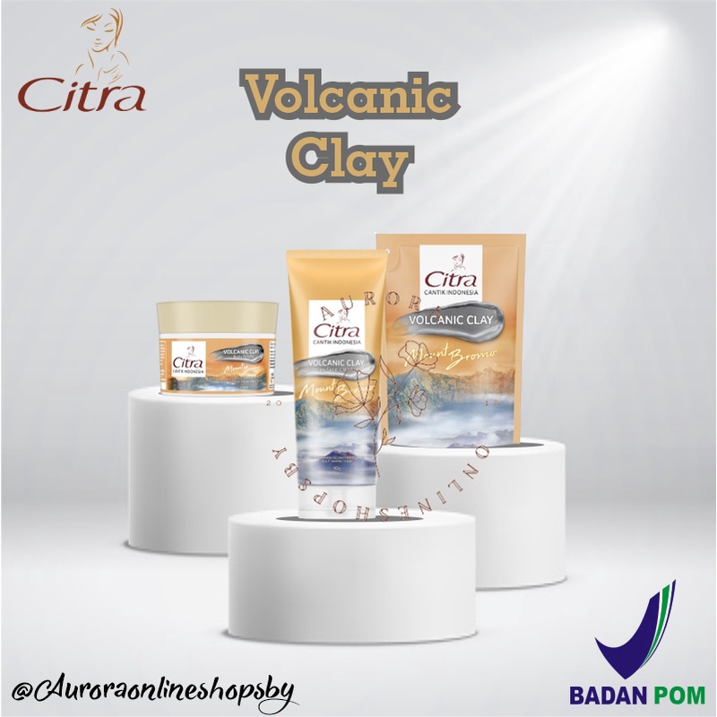 Jual Citra Volcanic Clay (Body Wash +Body Scrub +Cleanser) Shopee