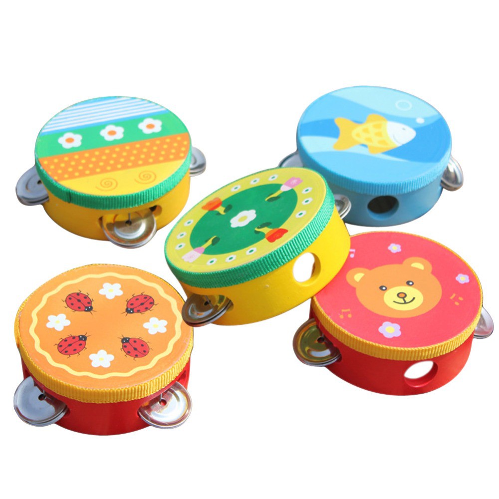 Jual Best Seller Tambourine / Rebana Kayu Mainan Musik Bayi Dan Anak | Shopee Indonesia