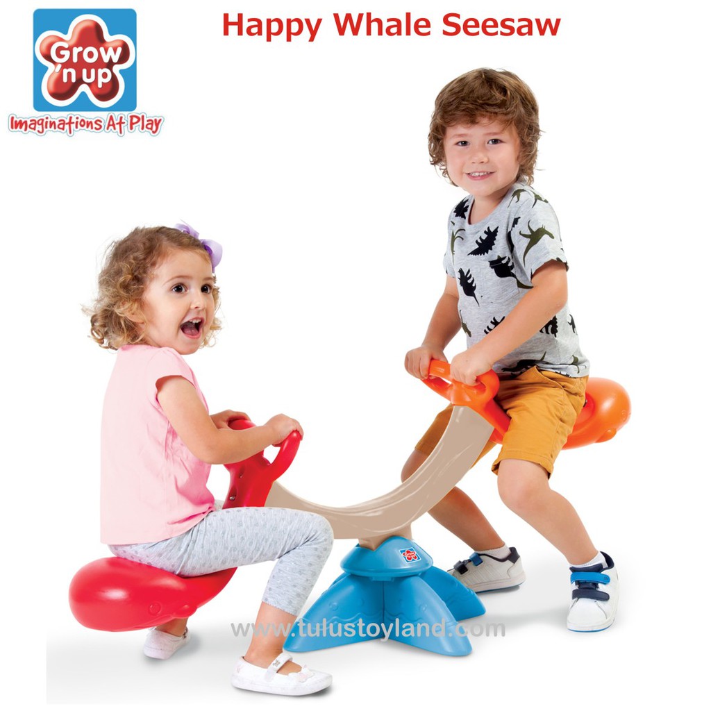 Jungkat Jungkit Grow n Up Happy Whale Seesaw Mainan Kuda