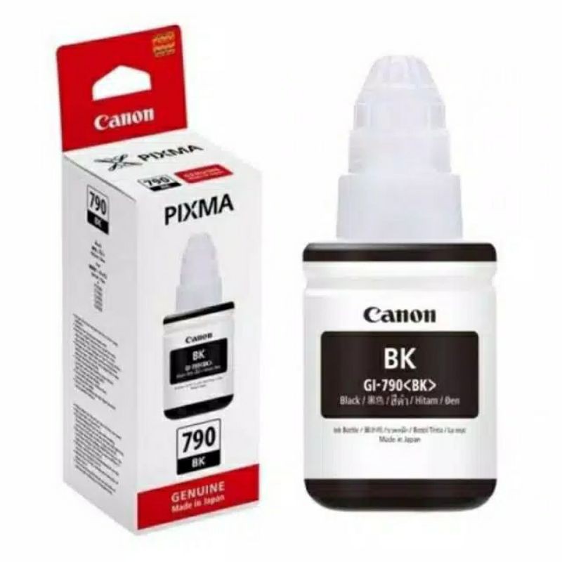 Jual Tinta Canon GI 790 Black, Tinta refill canon pixma 790 Black
