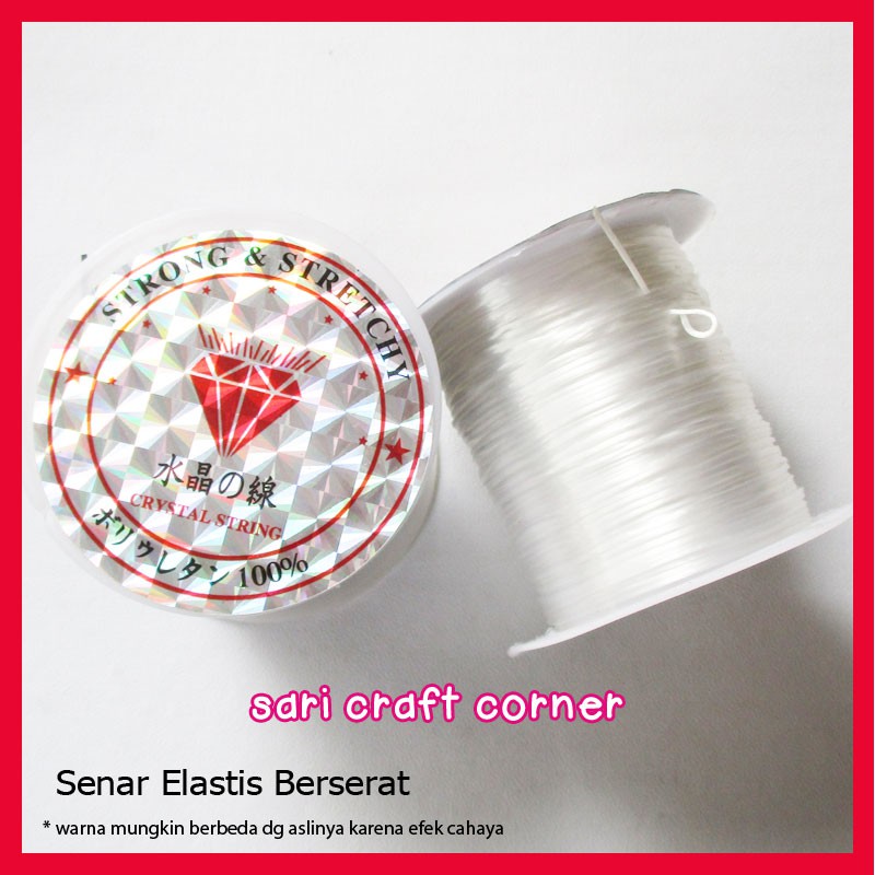 Benang Senar Elastis Putih | Shopee Indonesia