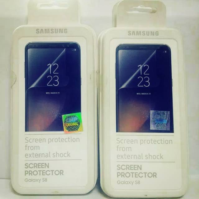 Jual Samsung Screen Protector Galaxy S8 Screen Guard External Shock - Original | Shopee Indonesia