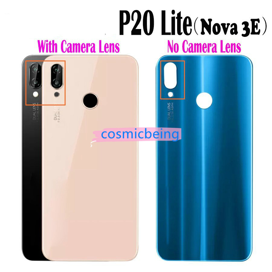 Jual Good For Huawei P20 Lite Battery Cover Back Glass Door Housing Case For Huawei P20 Lite Battery Cover P20Lite Rear With Camera Lens | Shopee Indonesia