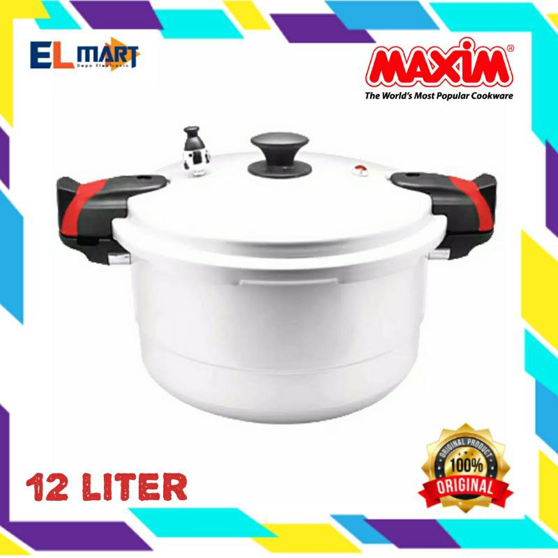 Maxim panci presto 12 liter pemasak lunak 12L original Shopee Indonesia