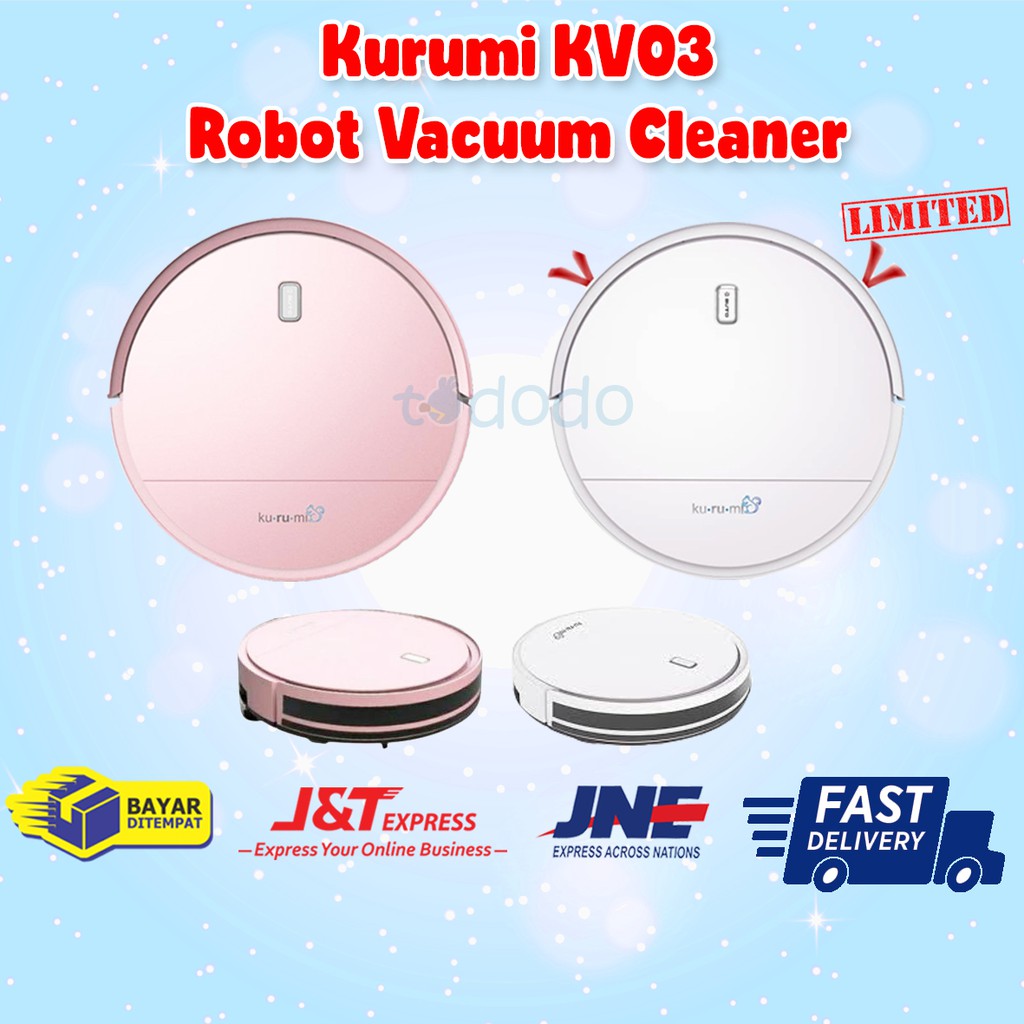 Kurumi Robot Vacuum KV03 Vacuum Cleaner Shopee Indonesia