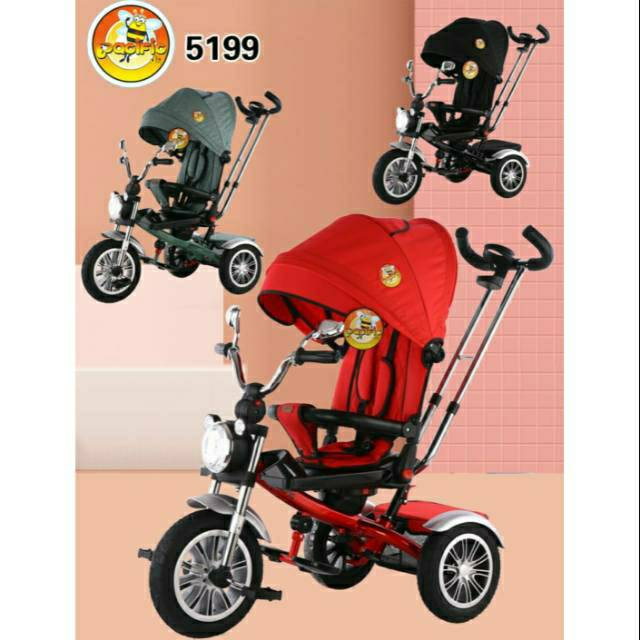 (READY BUKAN PO)SEPEDA RODA TIGA TRICYCLE STROLLER ANAK
