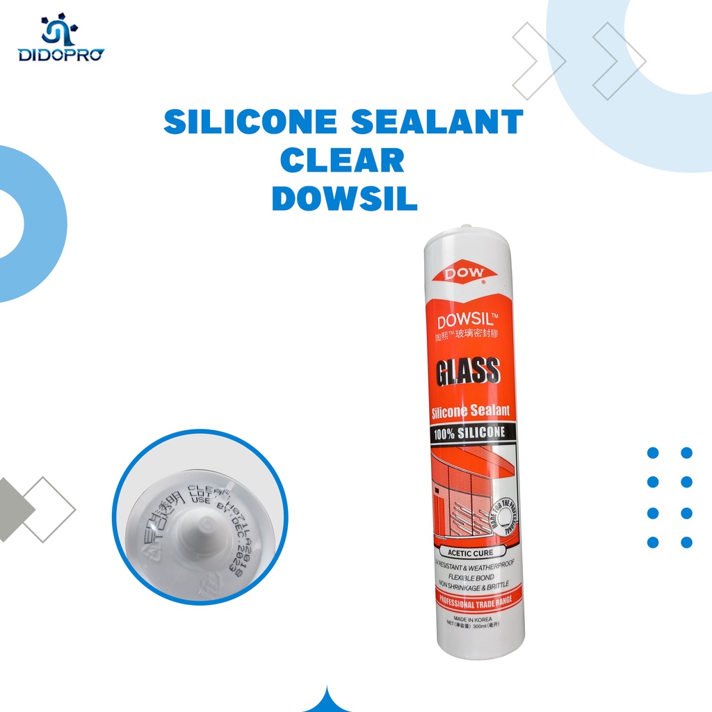 Jual Sealant lem kaca aquarium cermin dow corning dowcorning dowsil