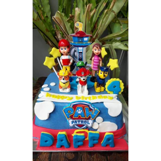 Cake Ultah Paw Patrol / Kue Ulang Tahun Paw Patrol / Shopee Indonesia