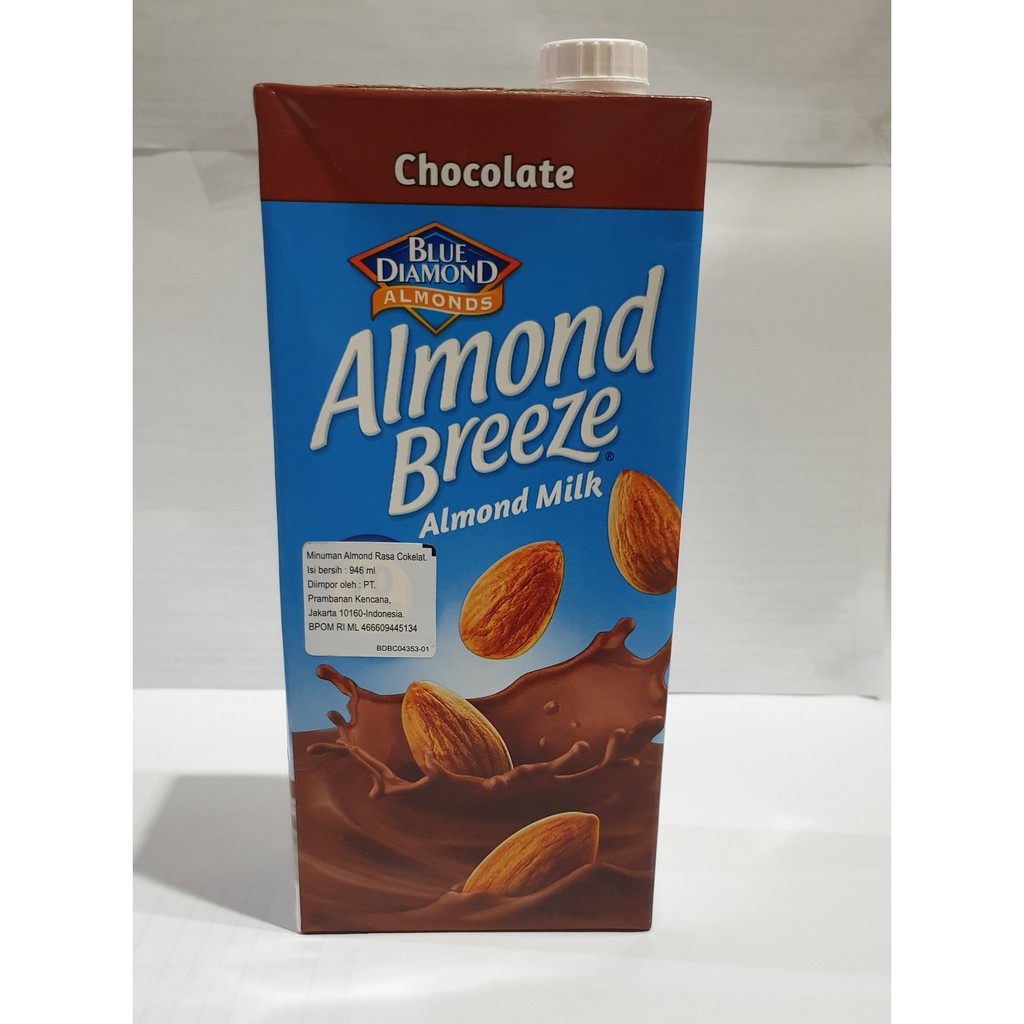 Jual Susu Uht Coklat Blue Diamond Almond Breeze Chocolate Susu Almond Milk Chocolate Susu Coklat 946Ml | Shopee Indonesia