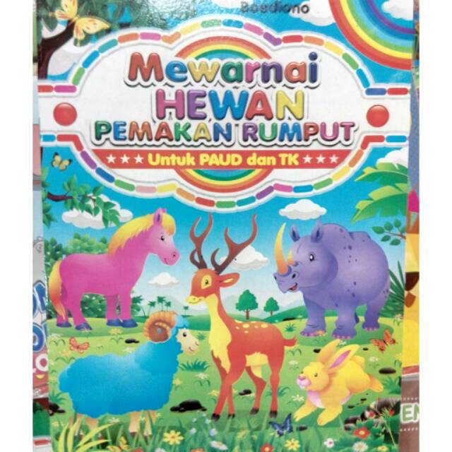Gambar Mewarnai Hewan Pemakan Rumput Gambar Hewan