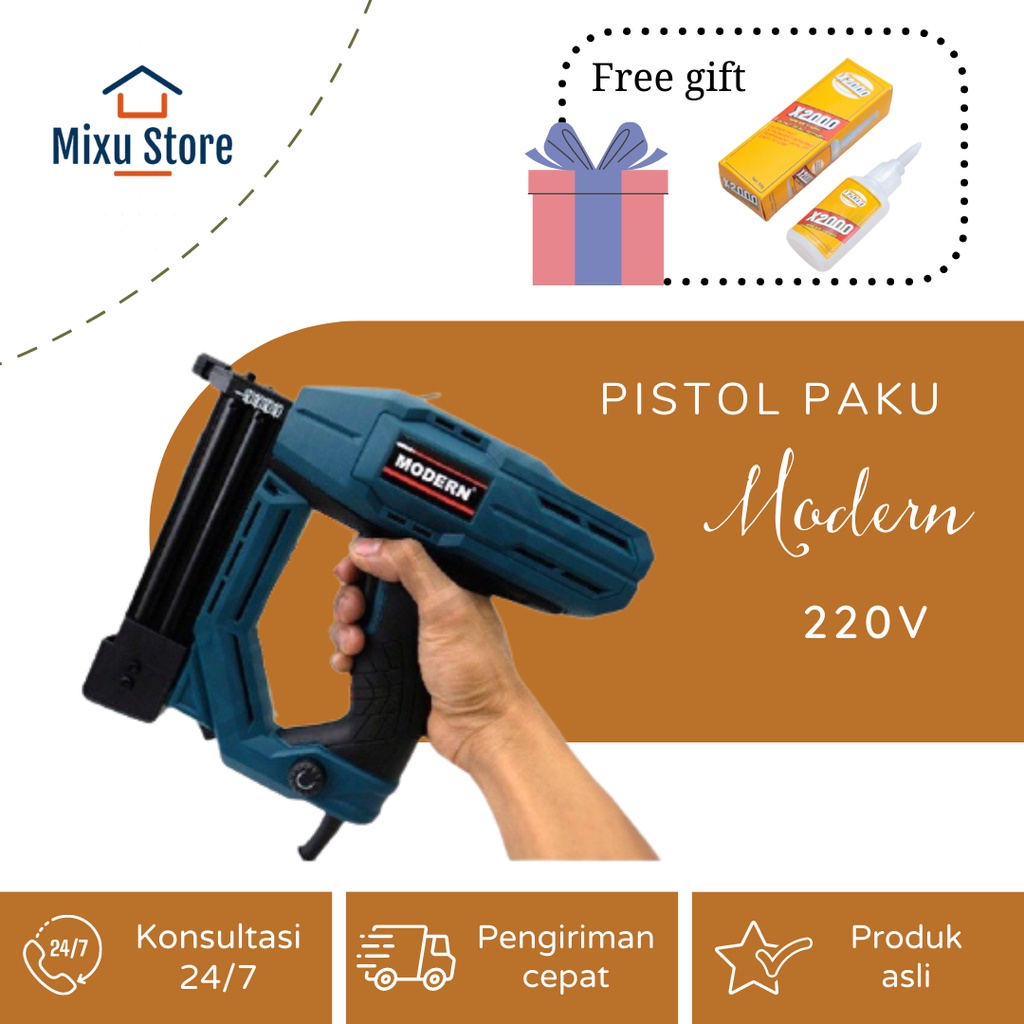 Jual Nail gun MF30 2000Watt Nail gun menggunakan 2 jenis paku paku