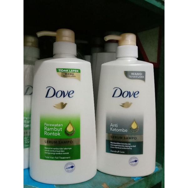 Jual Dove serum sampo perawatan rambut rontok, anti ketombe dan rambut