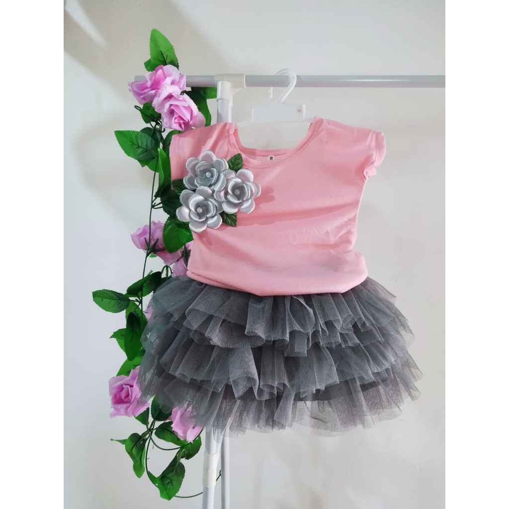 FLASH SALE! Baju Anak Tutu aA Baju Anak Bunga Rumpi Baju Anak Baju Bayi Rok Tutu Anak Rok Tutu