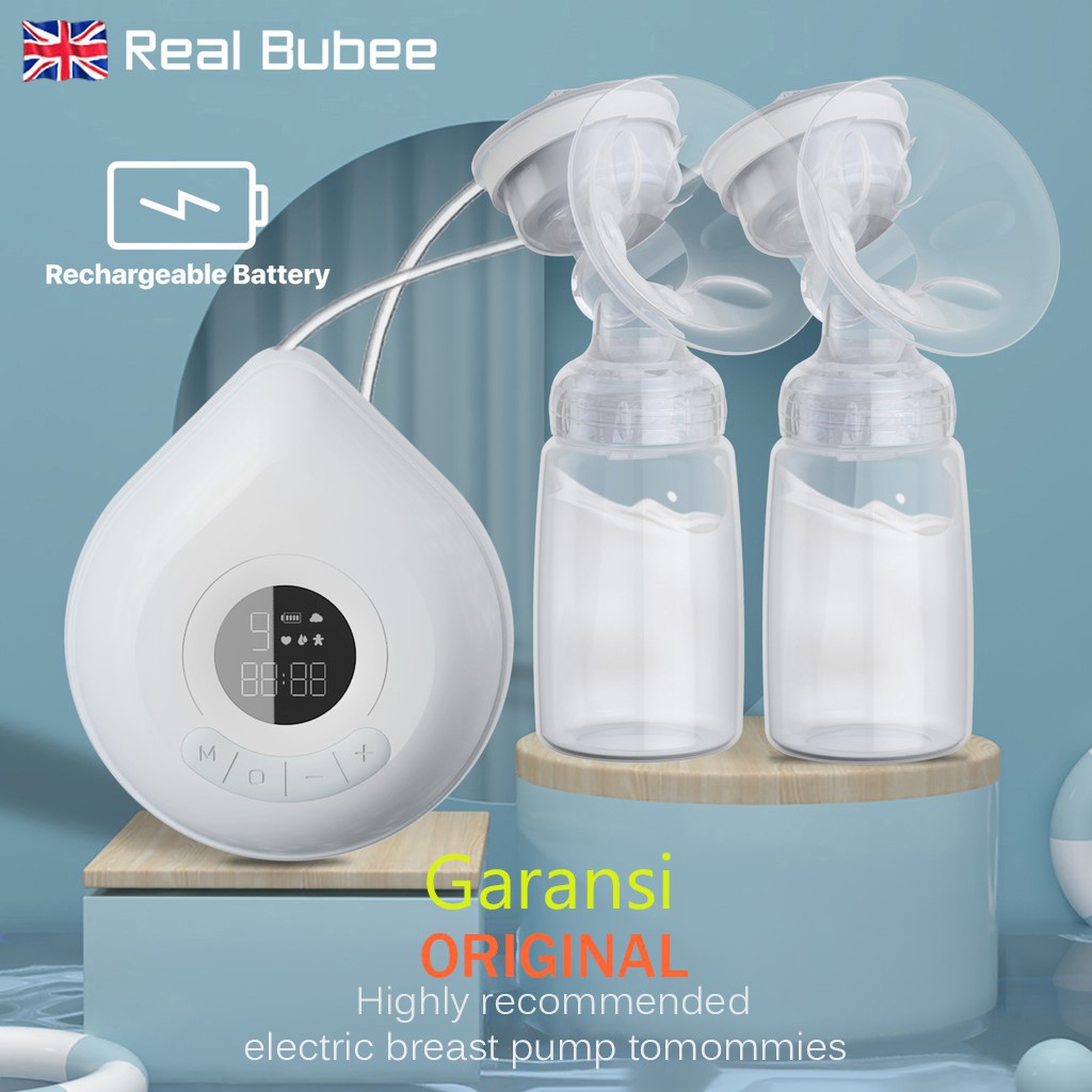 Rechargeable Real Bubee Pompa ASI Elektrik Ganda / Double