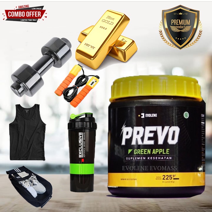 Jual Prevo Evolene Pre Workout Halal 45 Sachet Untuk Gym Dan Olahraga Isi  Sachetan Indonesia|Shopee Indonesia