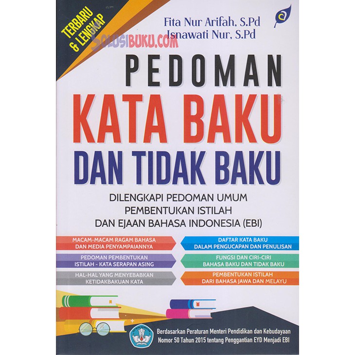 PEDOMAN KATA BAKU &amp; TIDAK BAKU DILENGKAPI PEDOMAN UMUM EBI - ARASKA |  Shopee Indonesia