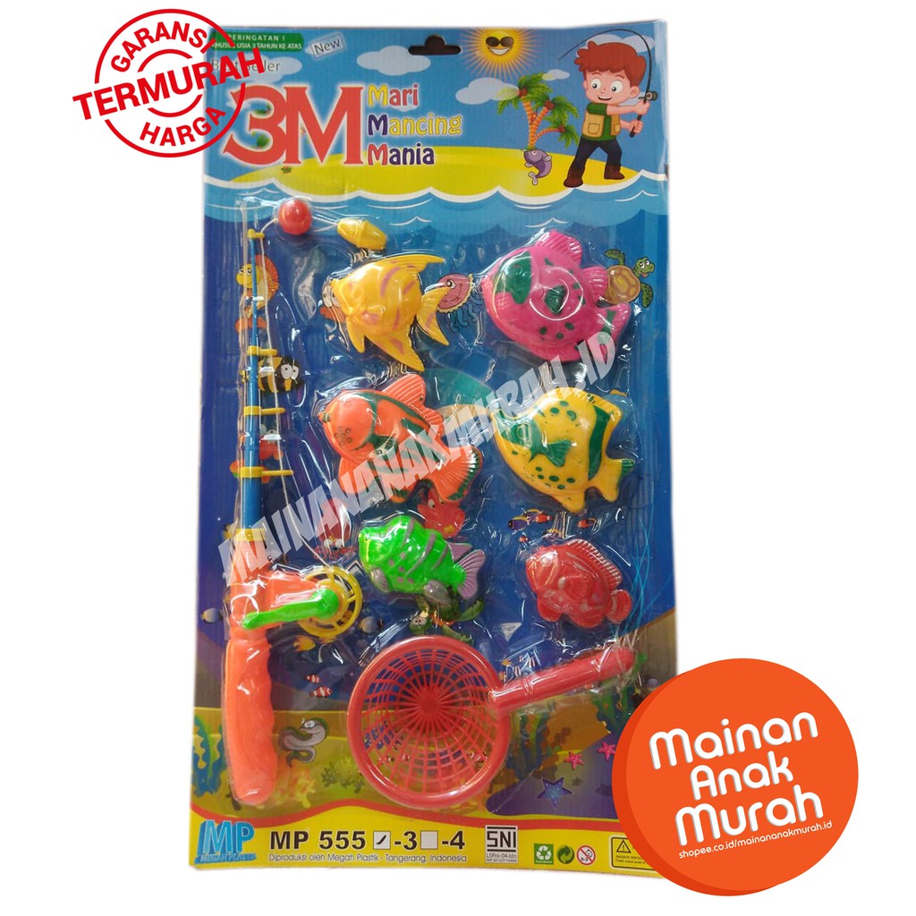 Mainan Set Memancing Ikan 3M Mari Mancing Mania Set