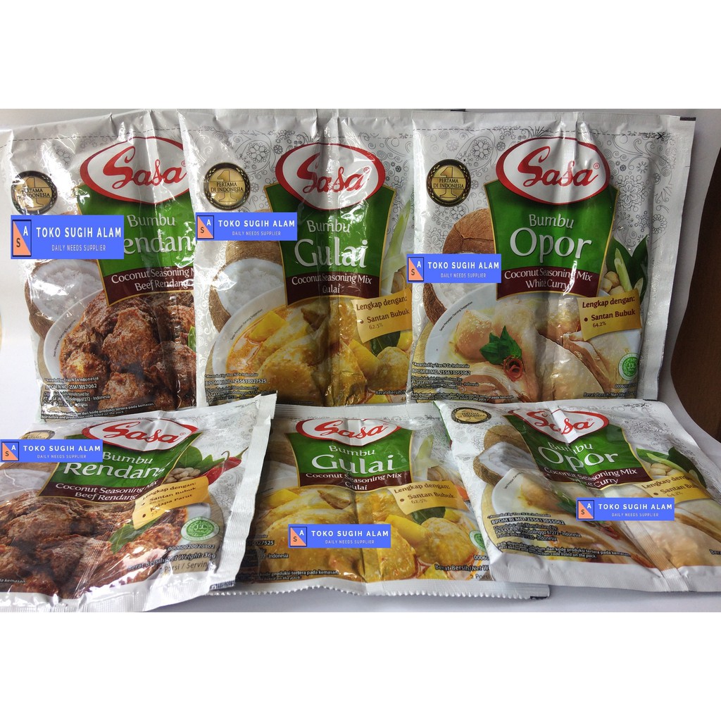 SASA BUMBU GULAI, OPOR, RENDANG Shopee Indonesia