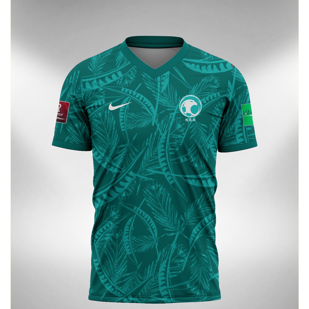 Jual Jersey Saudi Arabia Away 2021 2022 Full Patch Qualified Shopee