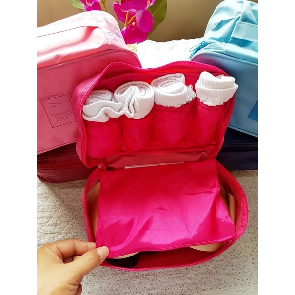 Jual Tempat Penyimpanan Pouch Tas Pakaian Dalam Lemari Gantung Rak