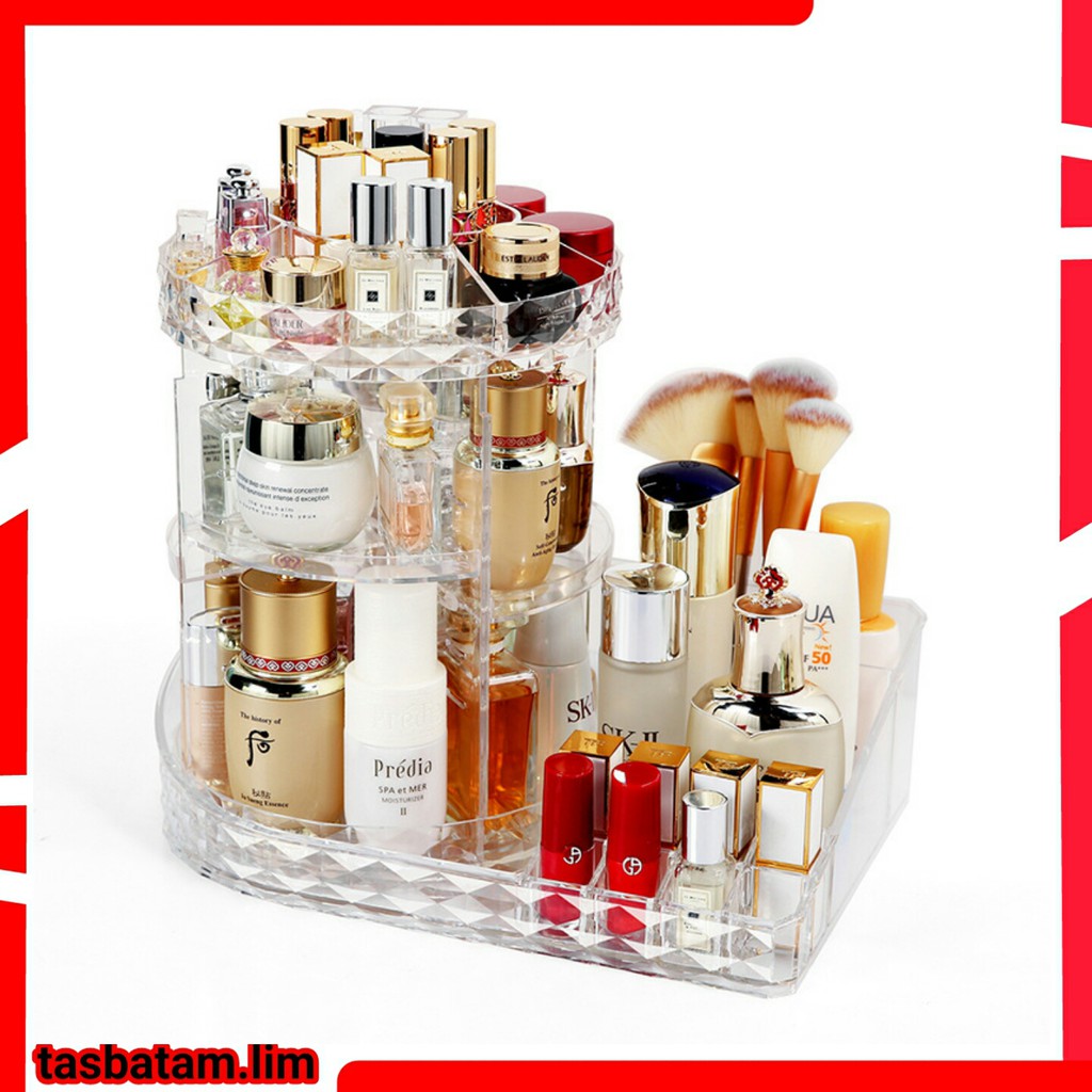 Rak Organizer Kosmetik / Rak Make Up / Tempat Lipstick