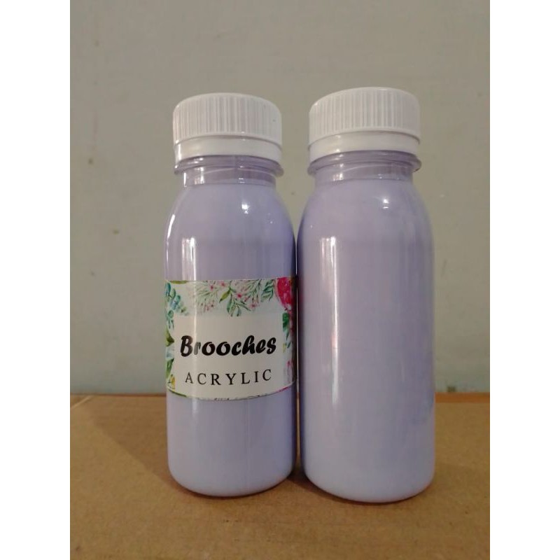 WARNA UNGU MUDA CAT KENTAL BAHAN DASAR AIR 100ML Shopee Indonesia