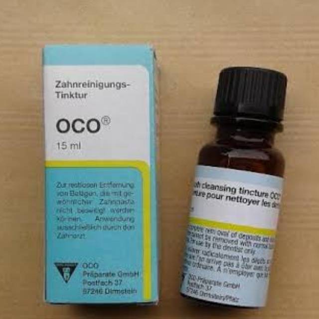 Cairan oco pelunak karang gigi/pembersih kalkulus/stain tooth cleansing