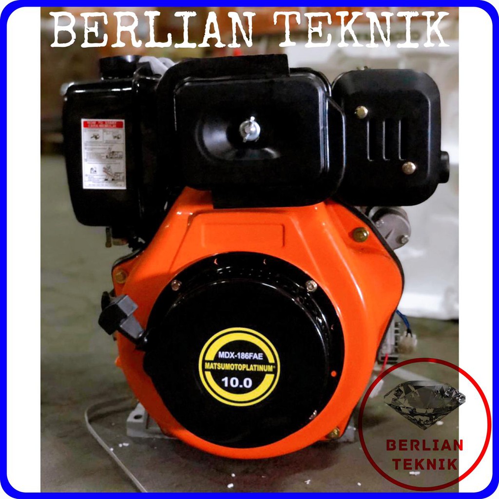 Mesin Penggerak Solar Engine Diesel Matsumoto 10 HP Starter Shopee Indonesia