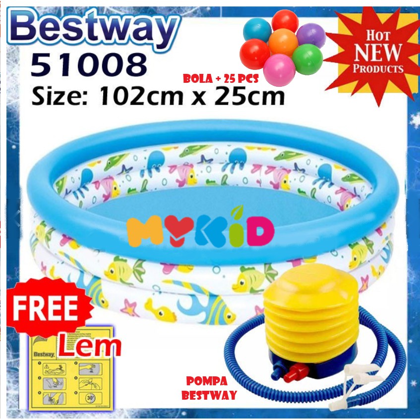 Kolam Renang Anak dan Bayi Bestway Ocean Life 51008