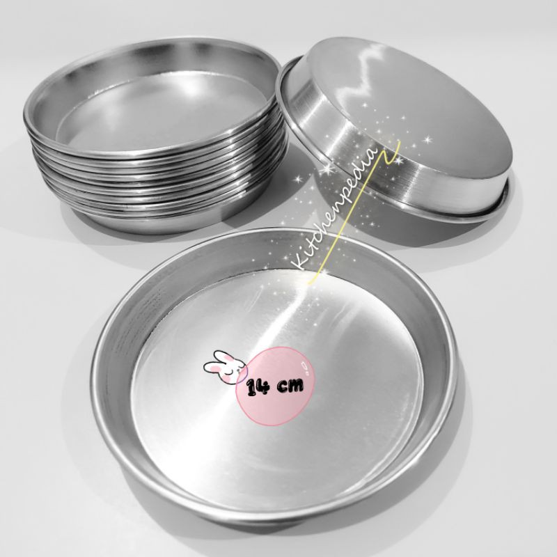 Loyang Pizza Mini Cetakan Kue Batik 14 cm 1 Lusin Shopee Indonesia