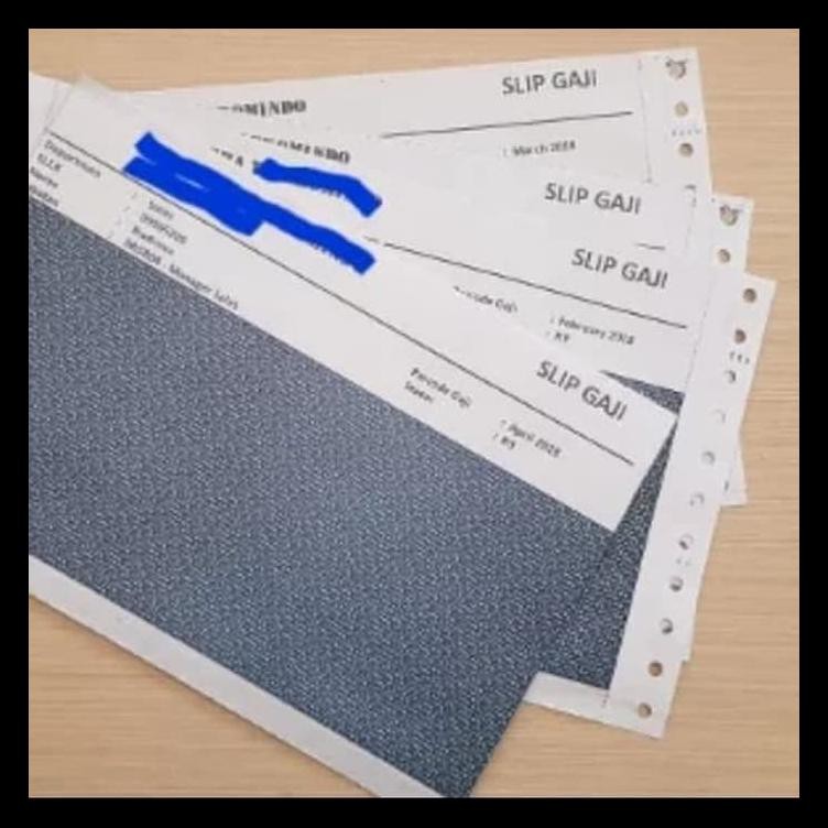 Contoh Slip Gaji Carbonized Guru Paud