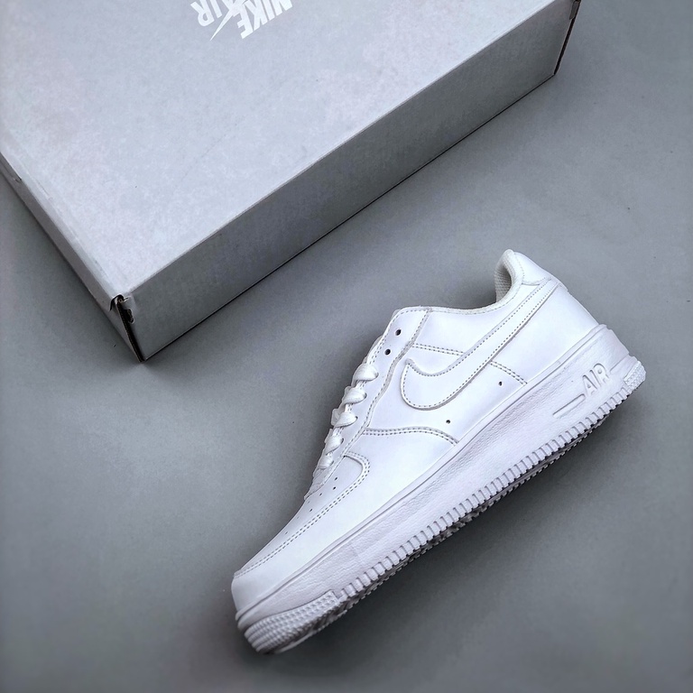 Jual Sepatu Nike Air Force 1 Full White Original Bnib Full Tag Barcode | Shopee Indonesia