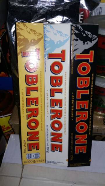 Jual Bpom (Di Jamin Aman) Toblerone 100Gr / Toblerone 100Gram / Toblerone 100 | Shopee Indonesia
