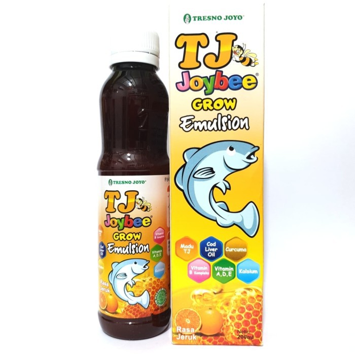 Madu Tj Joybee Grow Emulsion Multivitamin Anak 200 Ml