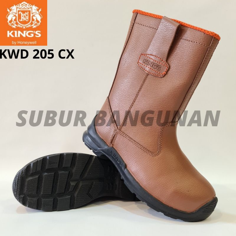 Jual Kings KWD 205 Cx Sepatu Safety Shoes King's Kwd 205 CX Brown