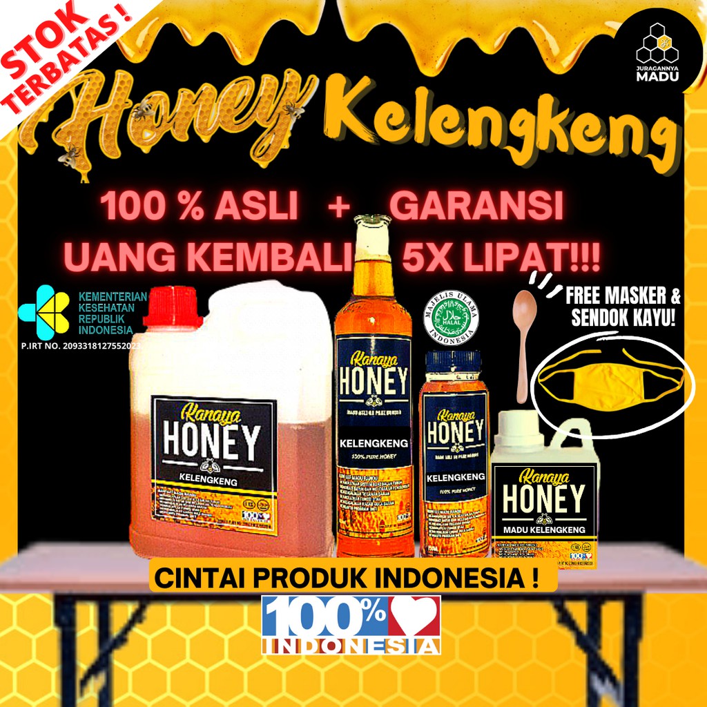 MADU KELENGKENG ASLI MURNI GARANSI 100 UANG KEMBALI 5X