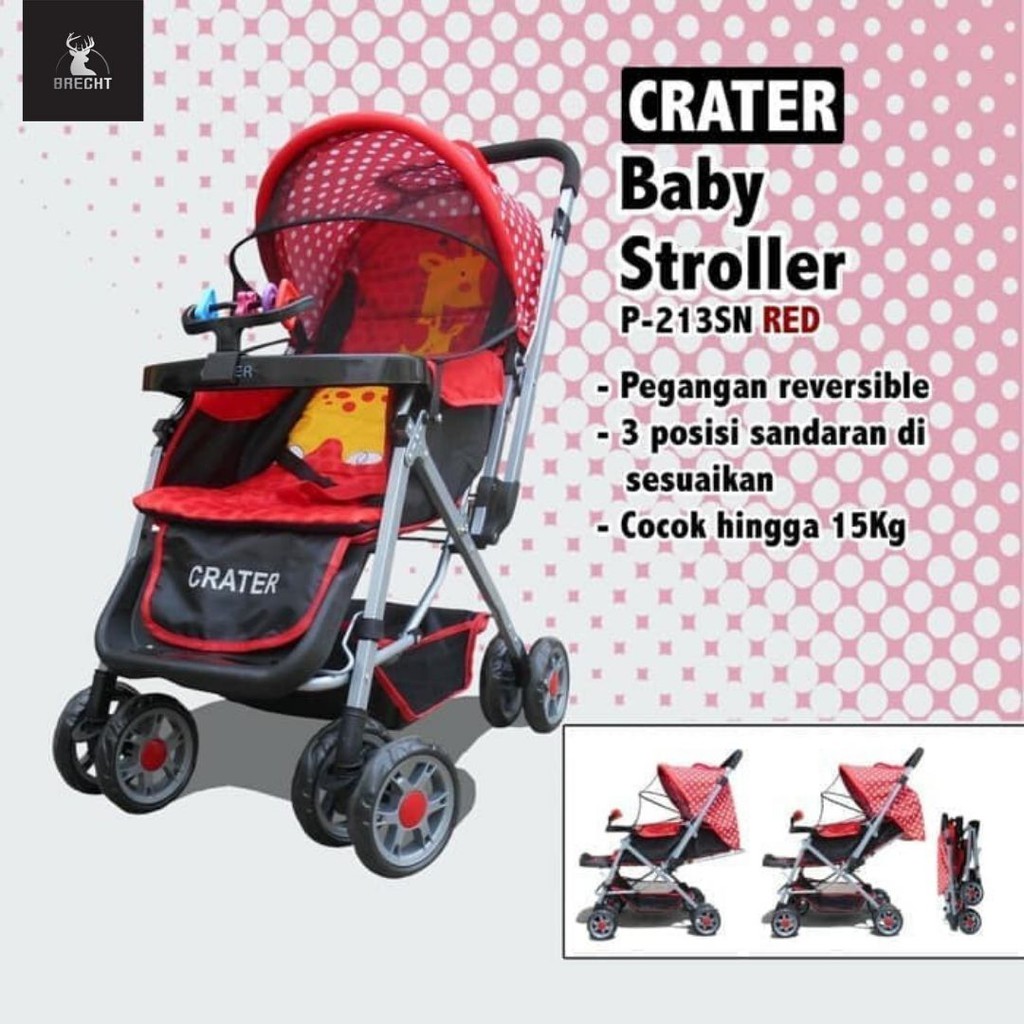 Baby Stroller Crater P213SN Kereta Dorong Bayi (Khusus