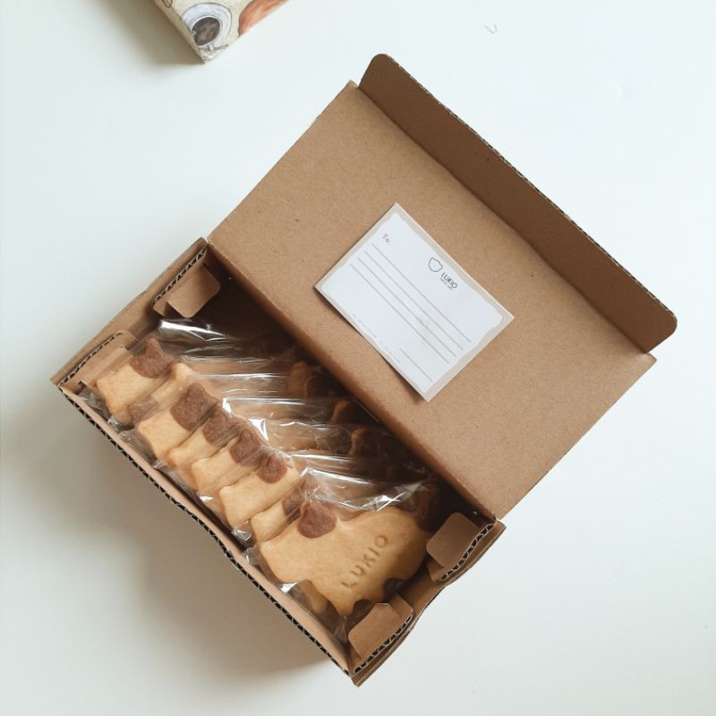 Vegan Cookies (8 Pcs) Bisa Custom Nama/Gift Box/Hampers