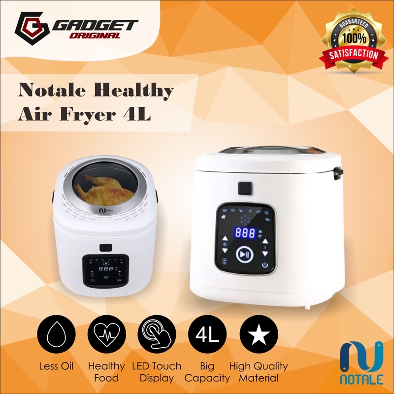 Jual Notale Air Fryer Digital 4L Penggoreng Tanpa Minyak Garansi